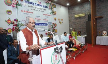 “‘हमारी भाषा ही हमारी पहचान’—राजभाषा आयोग के भव्य आयोजन में गूँजी सांसद बृजमोहन की छत्तीसगढ़ी चेतना”