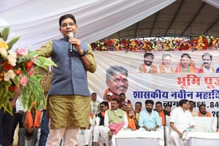 शासकीय महाविद्यालय पेंड्रावन के भूमिपूजन कार्यक्रम में शामिल हुए उच्च शिक्षा मंत्री