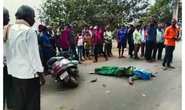 हाईवा की टक्कर से शिक्षिका की मौत, मायके जाते वक्त हुआ हादसा