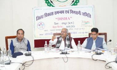 पेयजल से सड़क तक, आवास से रोजगार तक — DISHA बैठक में रायपुर के समग्र विकास का रोडमैप तय