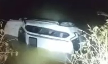 जगदलपुर: कालीपुर तालाब में स्कॉर्पियो पलटी, तीन युवकों की मौत