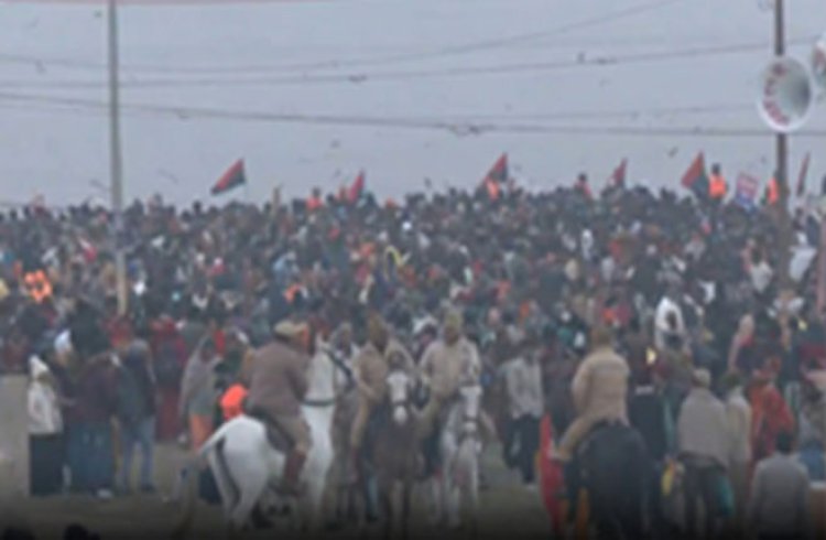 प्रयागराज में माघ मेला-2026 का शुभारंभ, स्नान पर्व में उमड़ा श्रद्धालुओं का सैलाब