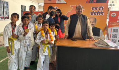 रायपुर के नन्हे कराटे सितारों की अंतरराष्ट्रीय चमक, विधायक पुरंदर मिश्रा ने बढ़ाया उत्साह
