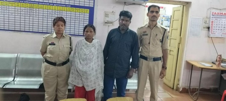 रायपुर में गांजा तस्करी का भंडाफोड़, महिला समेत दो अंतर्राज्यीय तस्कर गिरफ्तार