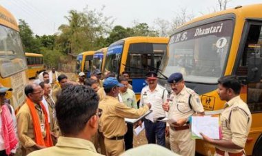 नए शैक्षणिक सत्र के साथ स्कूली वाहनों की विशेष जांच, 14 वाहनों में मिली खामियां