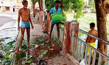 महराजबंध तालाब के किनारे अवैध कब्जे बंद, तालाब को पाटने पर होगी कार्रवाई