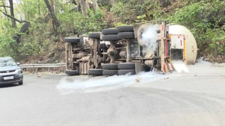 केशकाल घाट में बड़ा हादसा टला