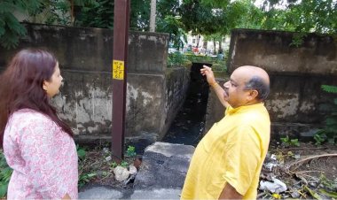 राजा तालाब क्षेत्र में जलभराव की सूचना मिलते ही मौके पर पहुंचे, विधायक पुरन्दर मिश्रा अधिकारियों को दिए तत्काल कार्रवाई के निर्देश