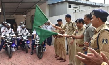 रायपुर ट्रैफिक पुलिस को मिली 10 नई हाई-स्पीड बाइक, जाम की सूचना मिलते ही पहुंचेगी QRT