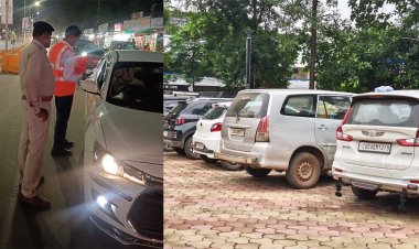 रायपुर में ड्रंक एंड ड्राइव पर बड़ी कार्रवाई, एक रात में पकड़ाए 42 नशेड़ी चालक
