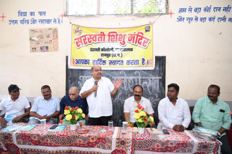 शाला प्रवेशोत्सव में विधायक पुरंदर मिश्रा ने बच्चों का किया आत्मीय स्वागत, शिक्षा को बताया राष्ट्र निर्माण का सबसे सशक्त माध्यम
