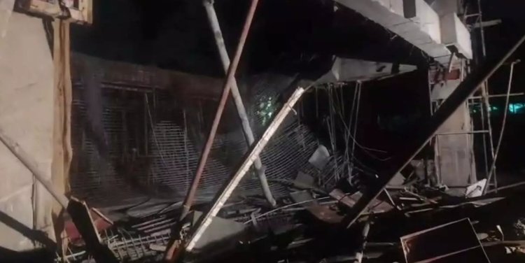 जयपुर में बड़ा हादसा: एफटीआई की छत गिरी, 10 मजदूर घायल, दो गंभीर
