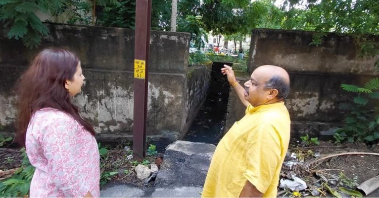 राजा तालाब क्षेत्र में जलभराव की सूचना मिलते ही मौके पर पहुंचे, विधायक पुरन्दर मिश्रा अधिकारियों को दिए तत्काल कार्रवाई के निर्देश