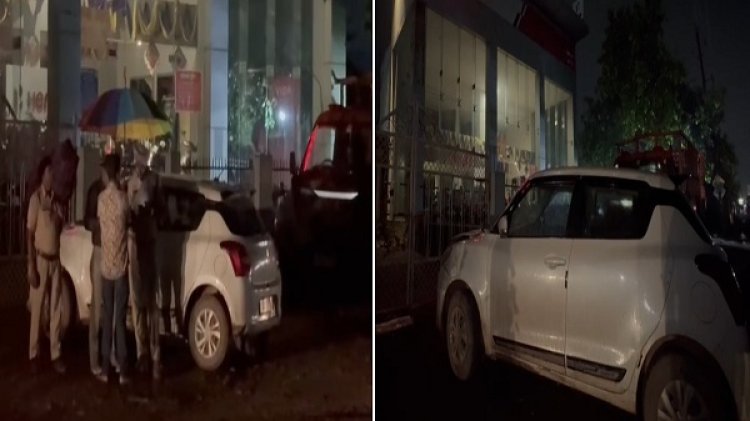 दुर्ग में कारोबारी की कार का शीशा तोड़कर ₹4.90 लाख की चोरी, CCTV में संदिग्ध बाइक सवार कैद