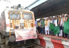 मथुरा-वृंदावन के लिए 800 वरिष्ठ यात्रियों का जत्था रवाना