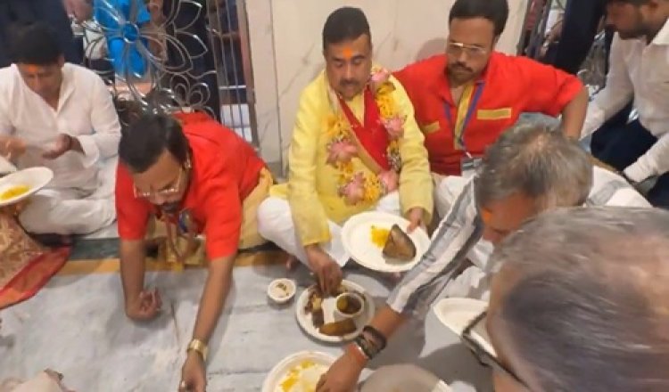 धीरेंद्र शास्त्री के बयान के बीच सुवेंदु अधिकारी ने खाई मछली, बीजेपी बोली-मांसाहार विवाद अब खत्म